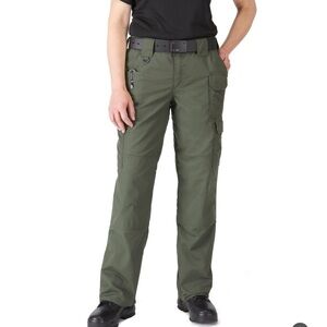 5.11 Tactical Series Olive Green Pro Ripstop Double Knee Cargo Pants W38 / L30